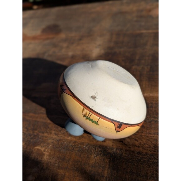 Native American Pottery Vase Hand-Painted & Signed | Vintage | Southwest - Picture 5 of 7